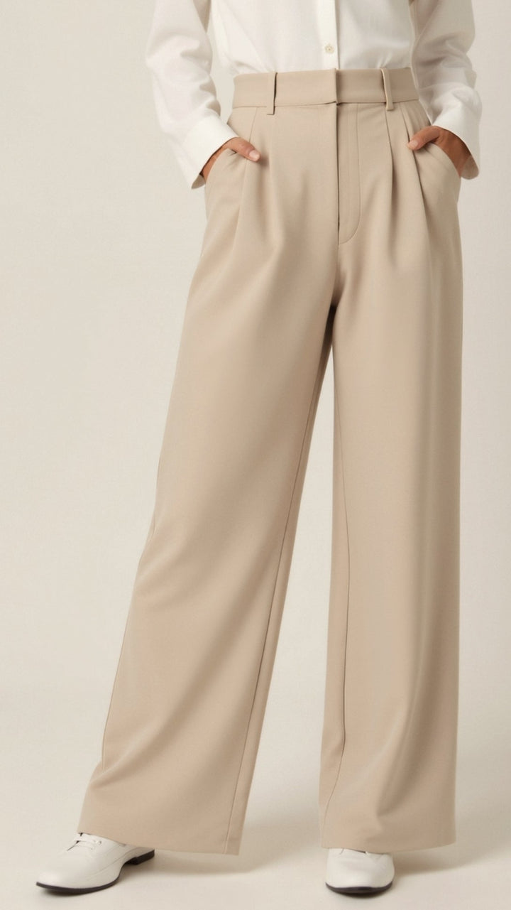 Women's High-Waist Wide-Leg Pants for Fall (2)