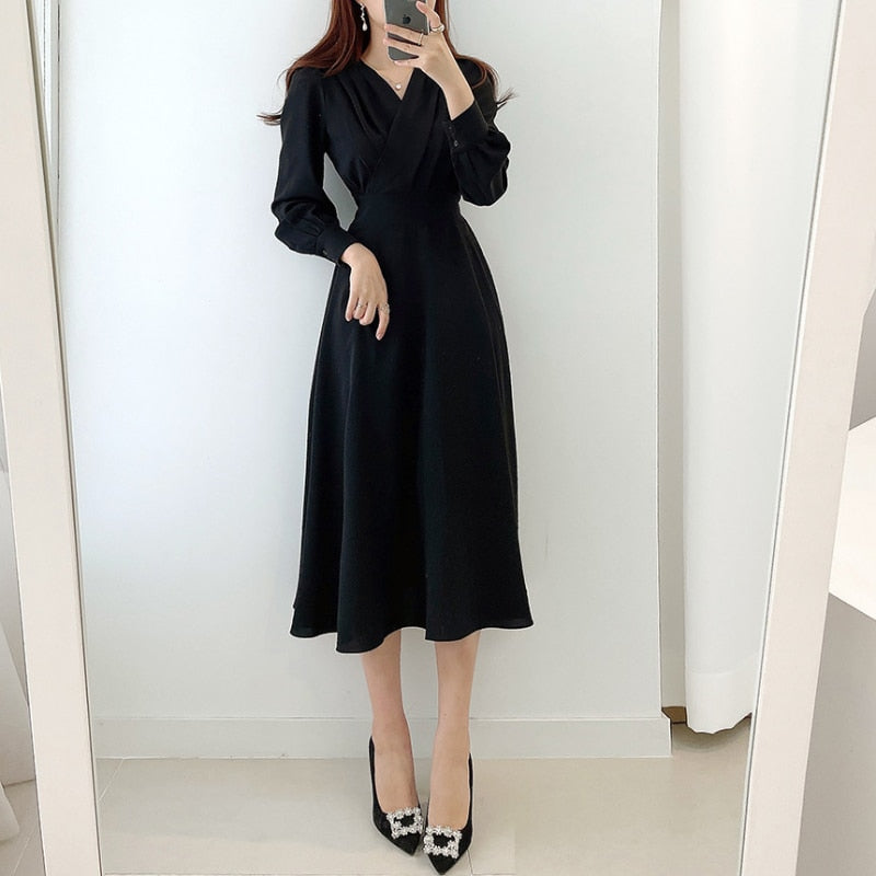 Women's Holiday Dress A-Line for Fall (6)