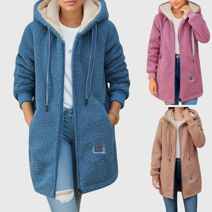 Women's Hooded Fleece Jacket for Fall (5)