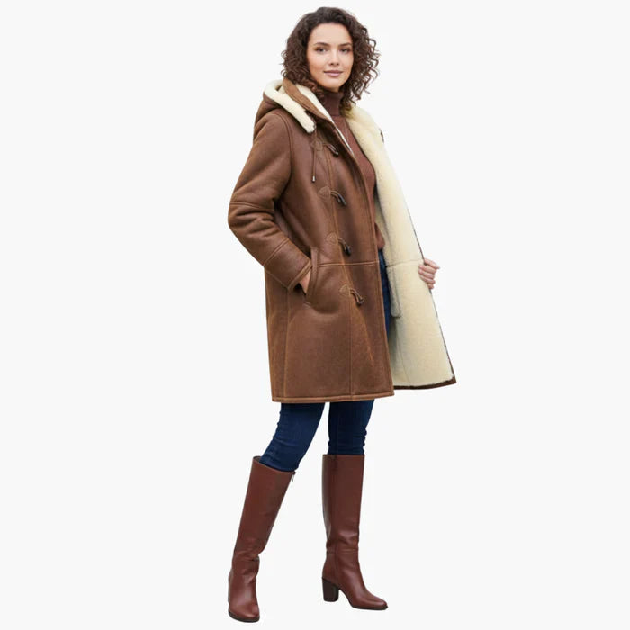 Women's Hooded Puffer Jacket for Fall (3)
