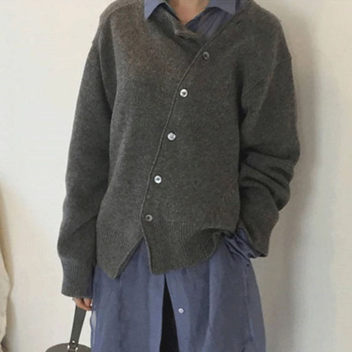 Women's Jacket for Sophisticated Fall Layering in Grey