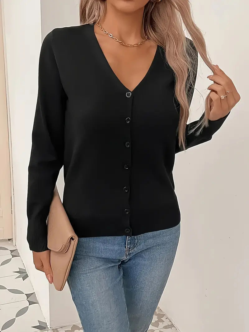 Women's Knit Cardigan for Autumn Layering (2)