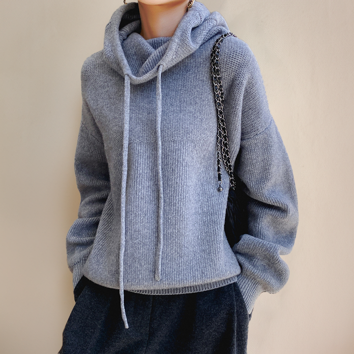 Women's Knit Pullover with Shawl Collar (6)