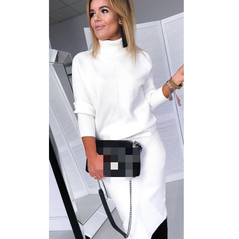 Women's Knit Sweater Dress for Fall Holidays (15)