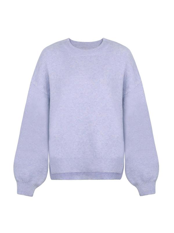 Women's Knit Sweaters for Fall Layering in Lavender
