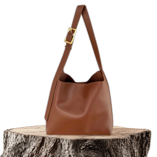 Women's Leather Bags with Classic Buckle