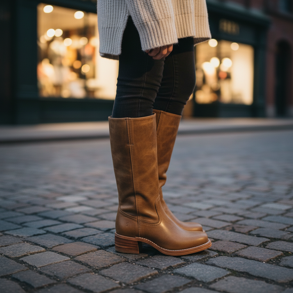 Women's Leather Boots for Fall Fashion