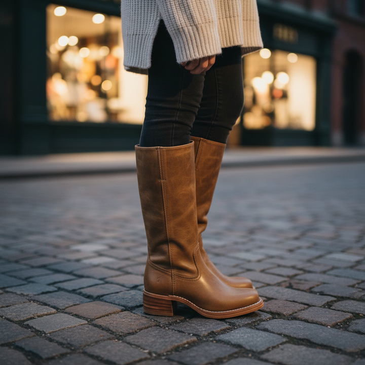 Women's Leather Boots for Fall Fashion