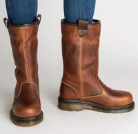 Evelyn | Women's Leather Boots for Fall Outfits