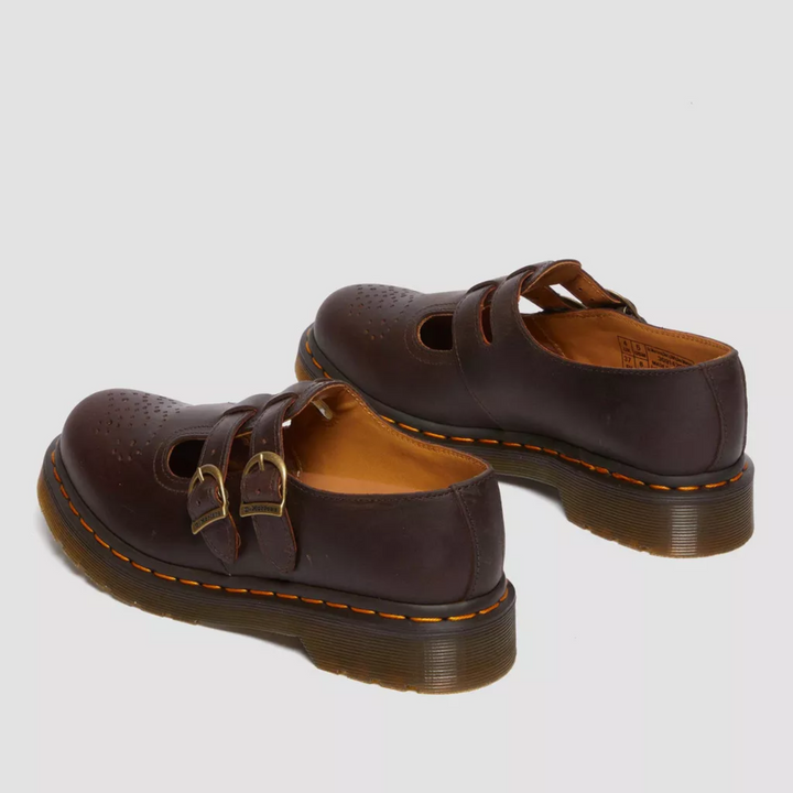 Women's Leather Flats Adjustable Double Strap (12)