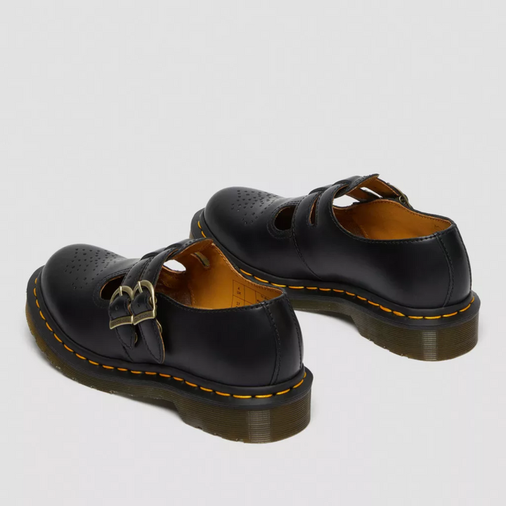 Women's Leather Flats Adjustable Double Strap (4)