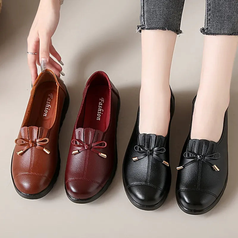 Women's Leather Flats for Elegant Everyday Wear (4)