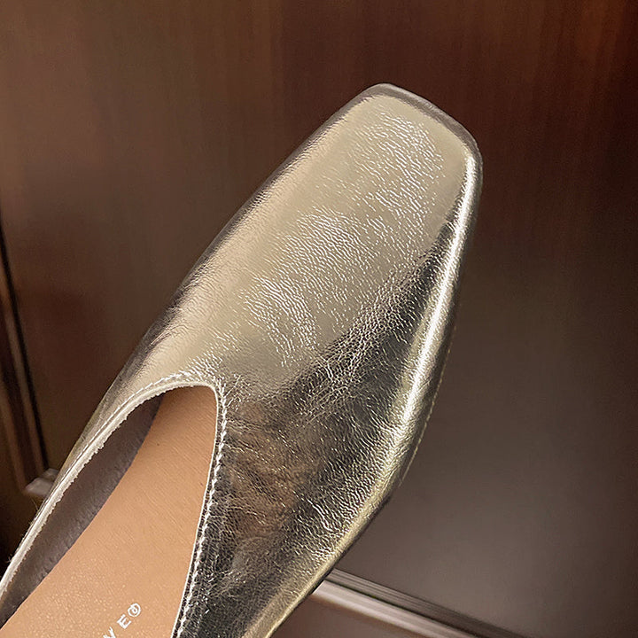 Women's Leather Flats Slip-On (11)