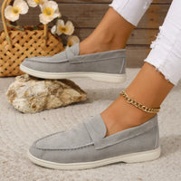 Stella | Women's Leather Flats with Elegant Suede Comfort