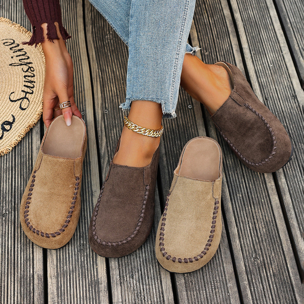Women's Leather Flats with Tailored Polish (2)