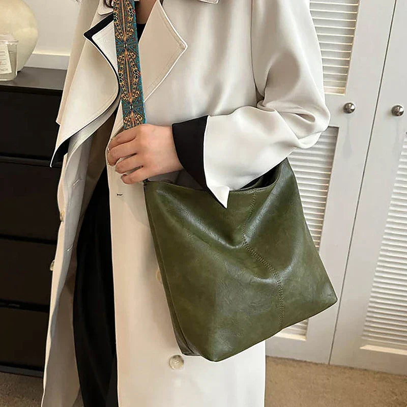Women's Leather-Look Tote Bag for Work (14)