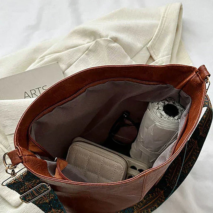 Women's Leather-Look Tote Bag for Work (4)