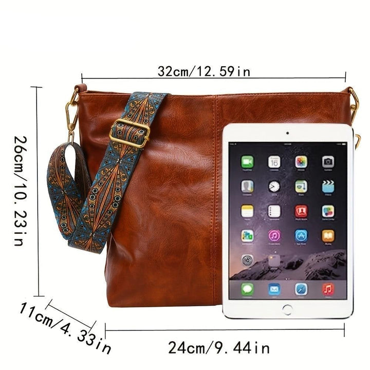 Women's Leather-Look Tote Bag for Work (7)