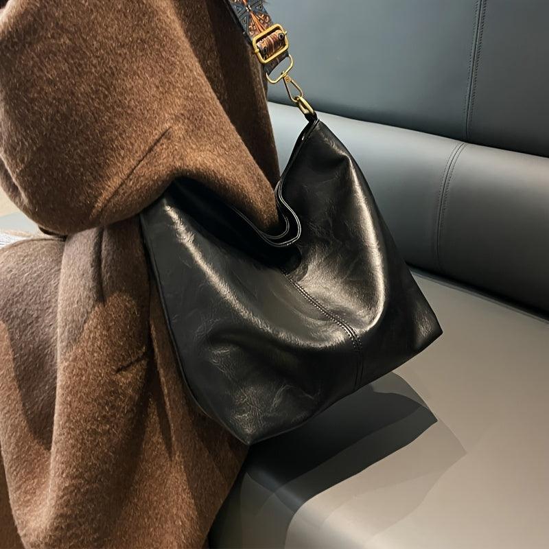 Women's Leather-Look Tote Bag for Work (8)