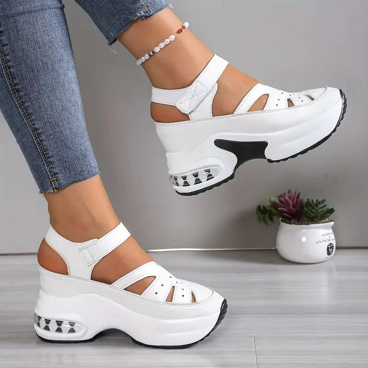 Women's Leather Mary Jane Flats with Ankle Strap in Black 3