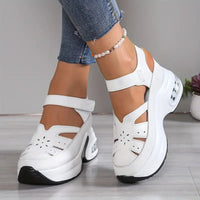 Charlotte | Women's Leather Mary Jane Flats with Ankle Strap