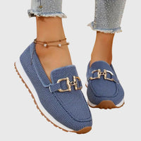 Mia | Women's Leather Slip-On Flats for Spring