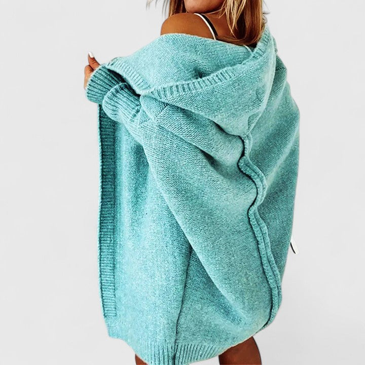 Women's Lightweight Cardigan for Easy Layering in Blue