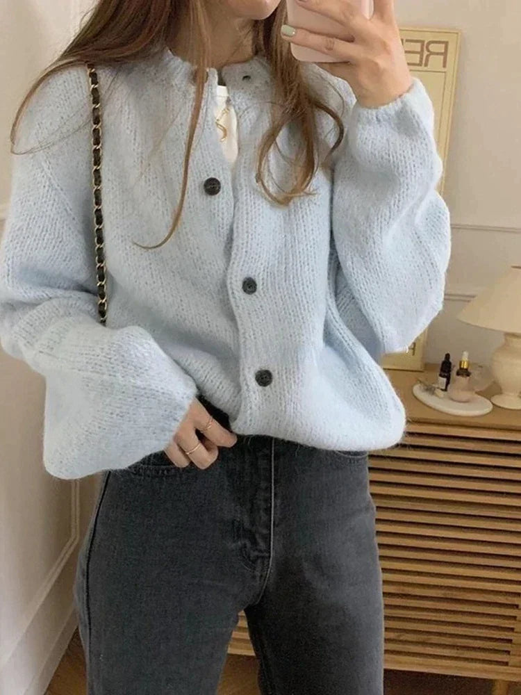 Women's Lightweight Cardigan for Everyday Layering in White 2