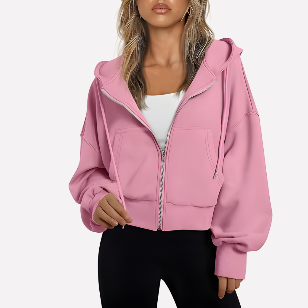Women's Lightweight Cropped Hoodie for Fall (13)