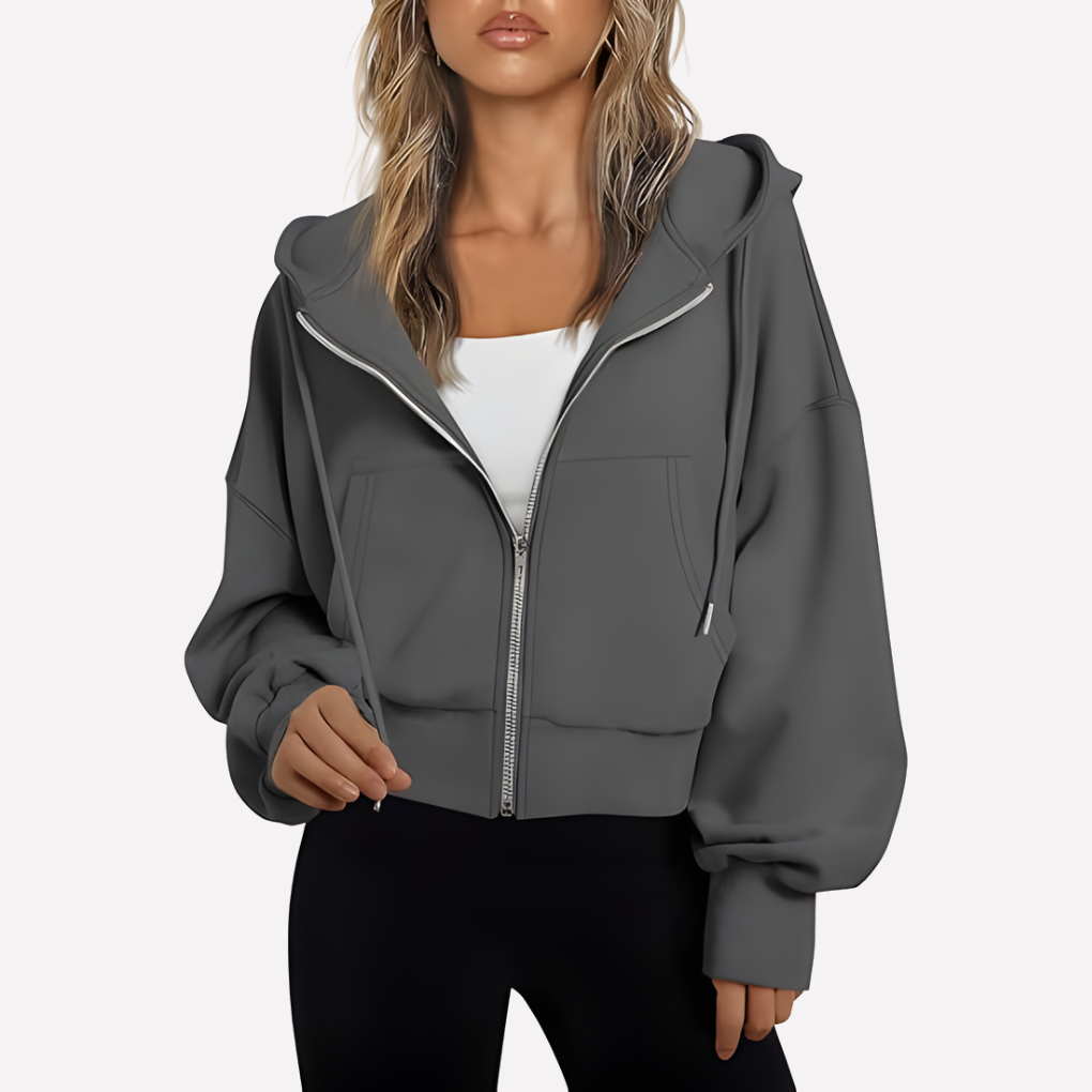Women's Lightweight Cropped Hoodie for Fall (15)