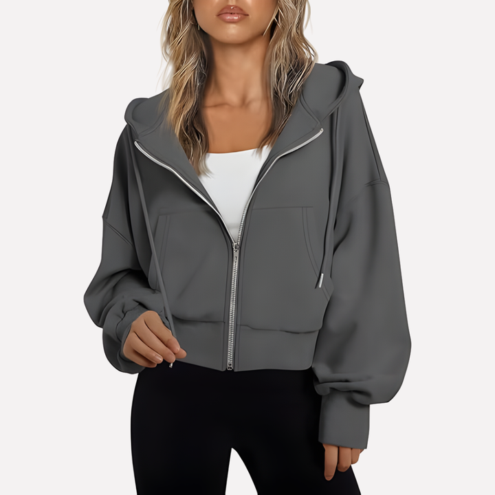 Women's Lightweight Cropped Hoodie for Fall (15)