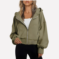 Evelyn | Women's Lightweight Cropped Hoodie for Fall