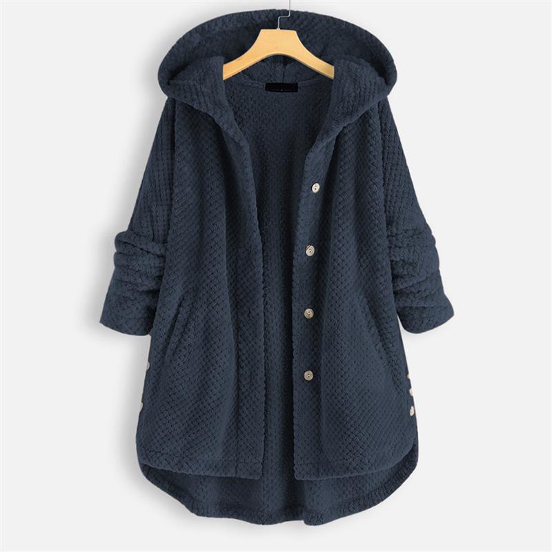 Women's Lightweight Hooded Jacket for Autumn in Navy