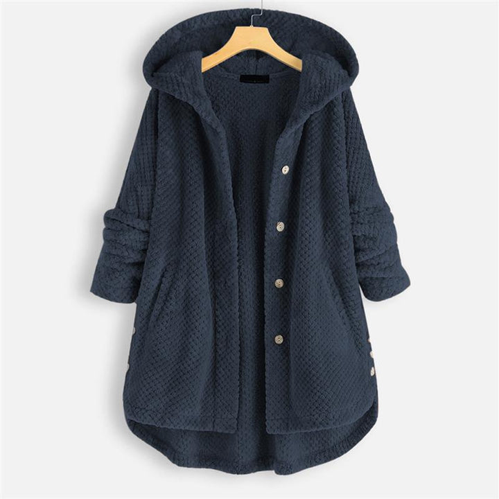 Women's Lightweight Hooded Jacket for Autumn in Navy