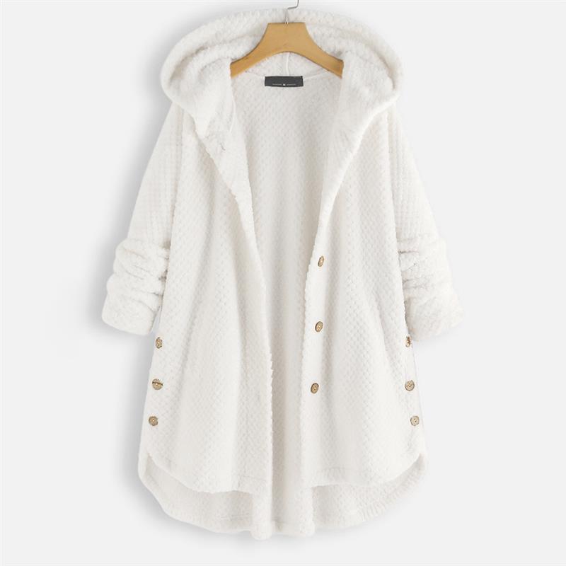 Women's Lightweight Hooded Jacket for Autumn in White