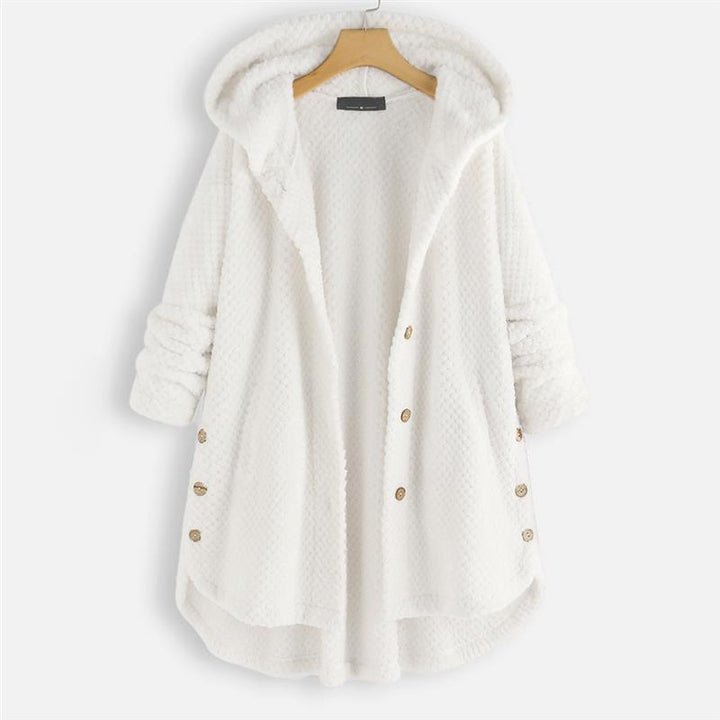 Women's Lightweight Hooded Jacket for Autumn in White