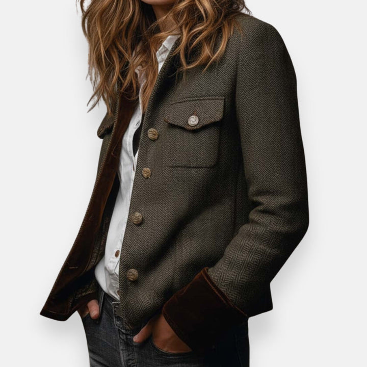 Women's Lightweight Structured Blazer Jacket (4)