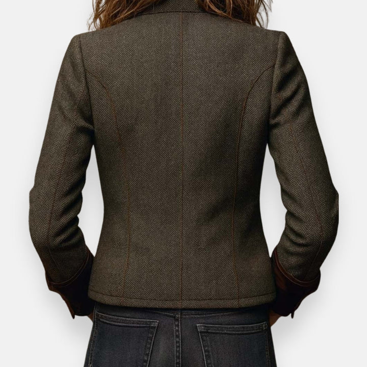 Women's Lightweight Structured Blazer Jacket (5)