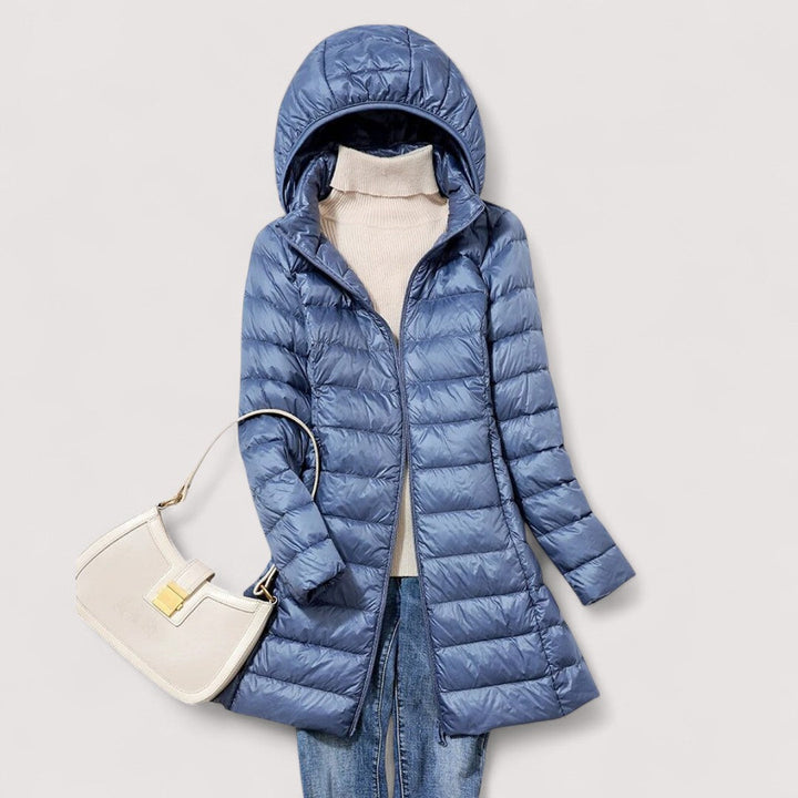 Women's Lightweight Tailored Jacket for Autumn in Blue