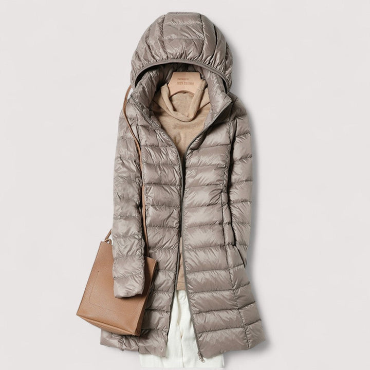 Women's Lightweight Tailored Jacket for Autumn in Khaki