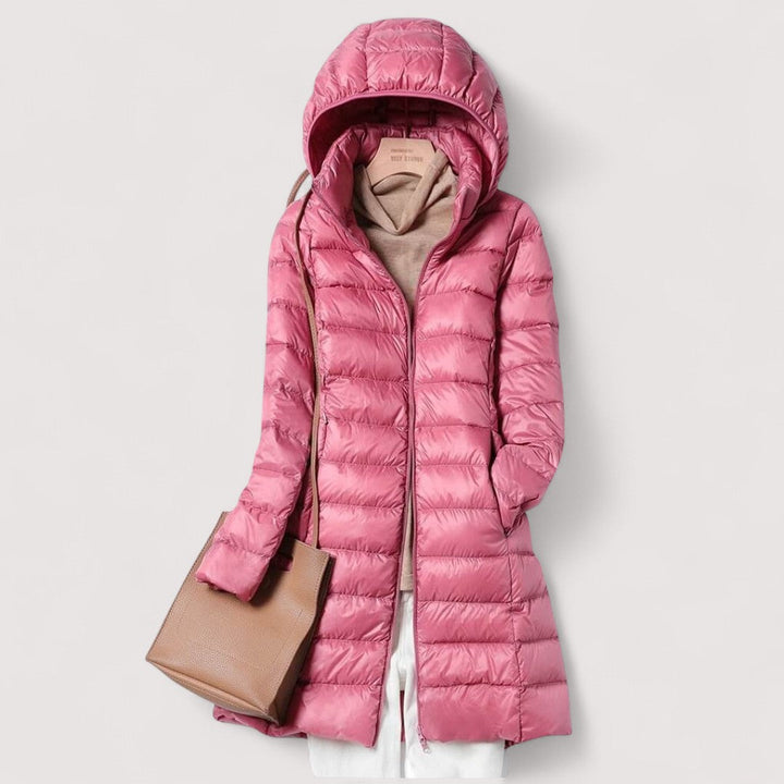 Women's Lightweight Tailored Jacket for Autumn in Pink
