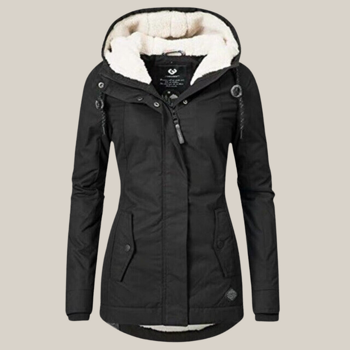 Women's Lightweight Warm Fall Jacket in Black