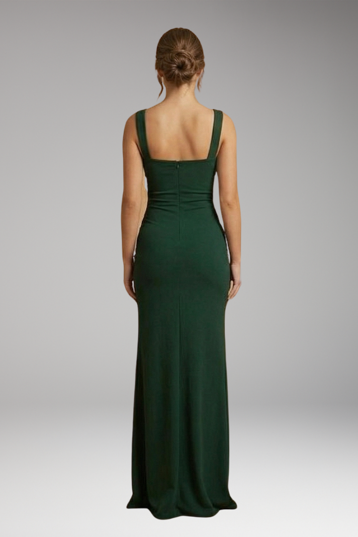 Women's Long Evening Dress with Open Back (5)
