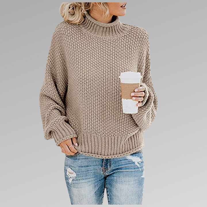 Women's Long Knit Cardigan for Everyday in Beige