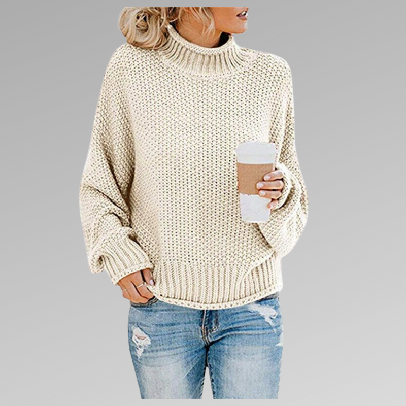 Women's Long Knit Cardigan for Everyday in Cream