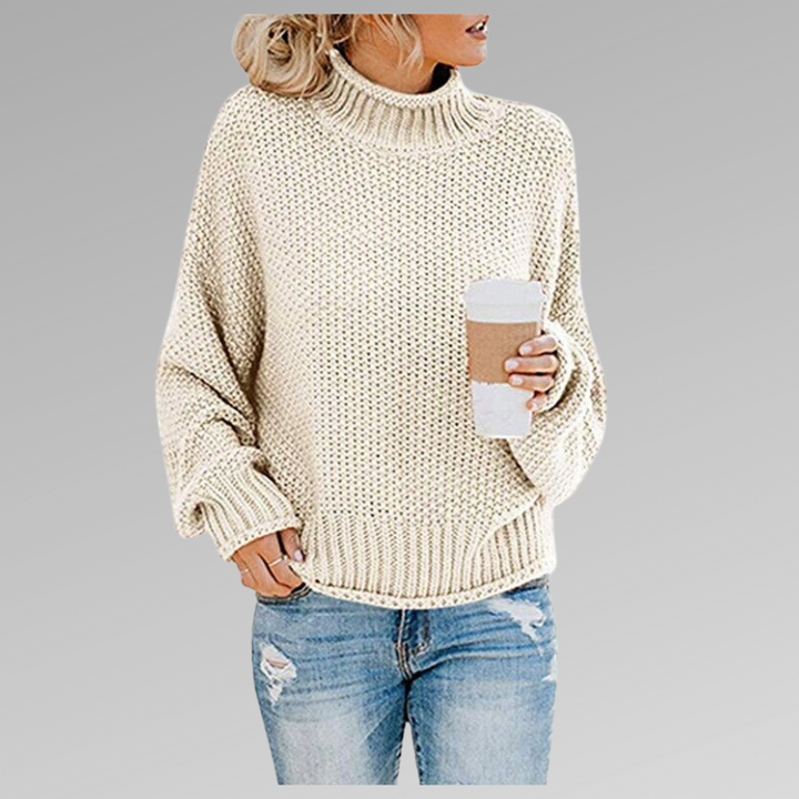 Women's Long Knit Cardigan for Everyday in Cream