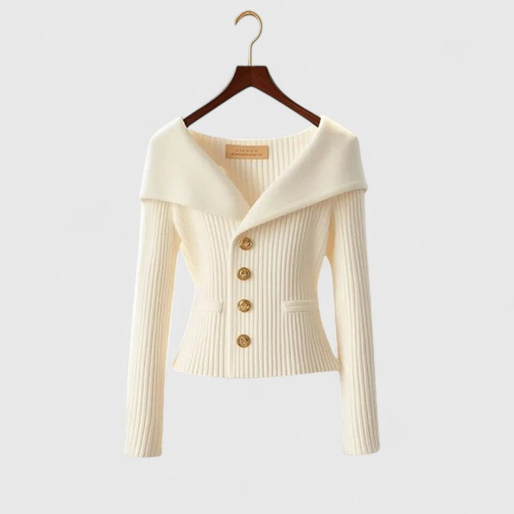 Women's Long Knit Cardigan for Everyday Elegance in White