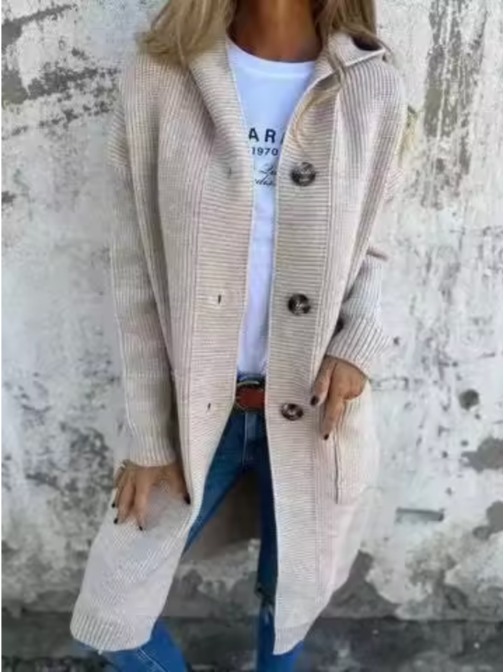 Women's Long Knit Cardigan for Layering (2)