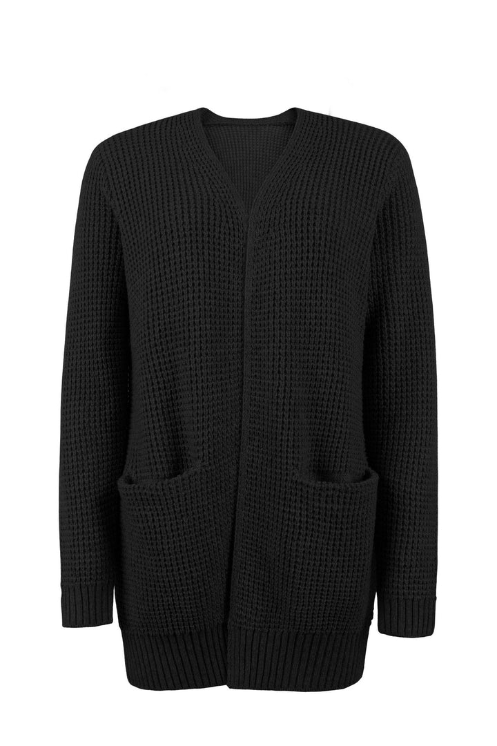 Women's Long Relaxed Knit Cardigan for Layering (11)