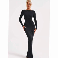 Mia | Women's Long-Sleeve Fall Wedding Guest Dress